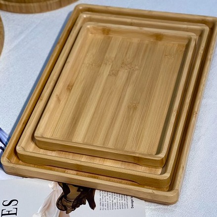سینی سرو و پذیرایی بامبو 3 سایز متفاوت مستطیل ...